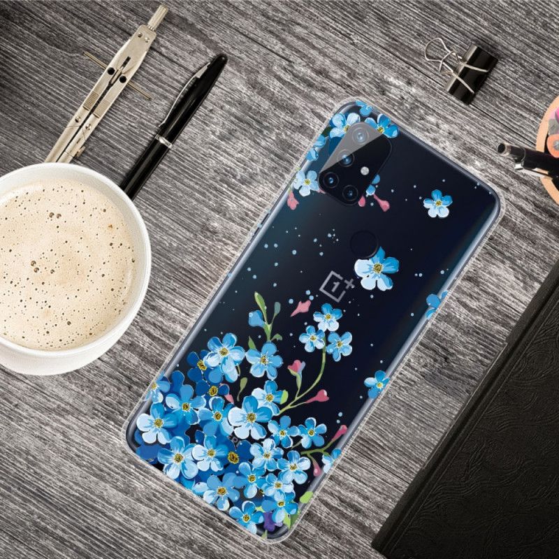 Coque Oneplus Nord N10 Fleurs Bleues