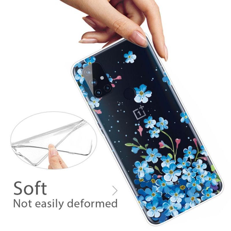 Coque Oneplus Nord N10 Fleurs Bleues