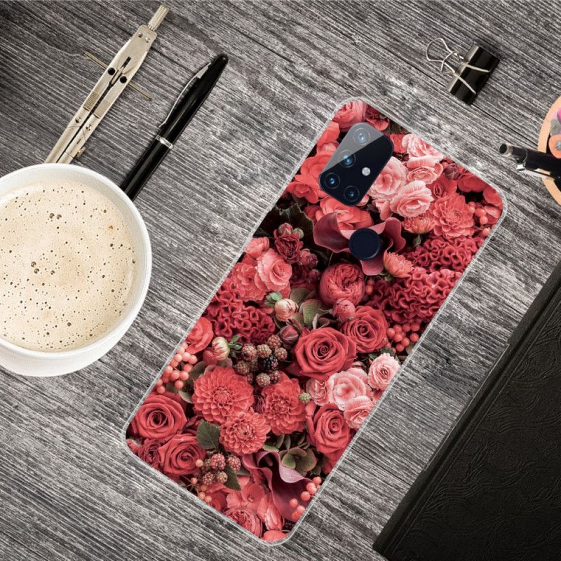 Coque Oneplus Nord N10 Fleurs Intenses