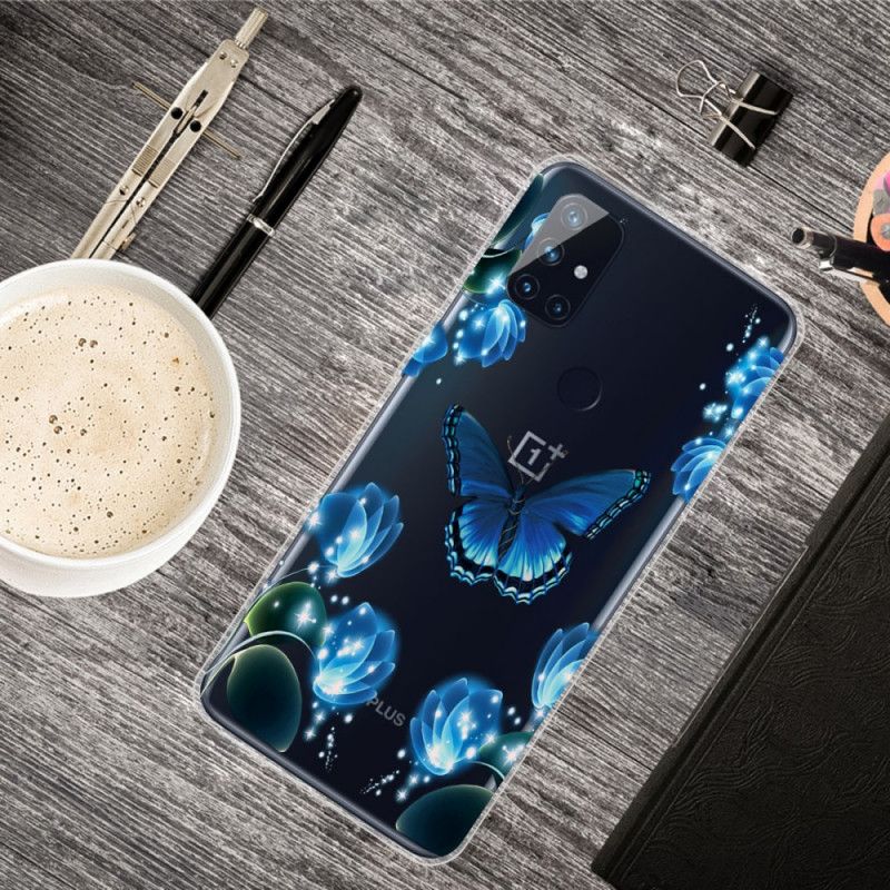 Coque Oneplus Nord N10 Papillon Luxe