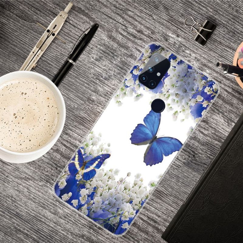 Coque Oneplus Nord N10 Papillons Design