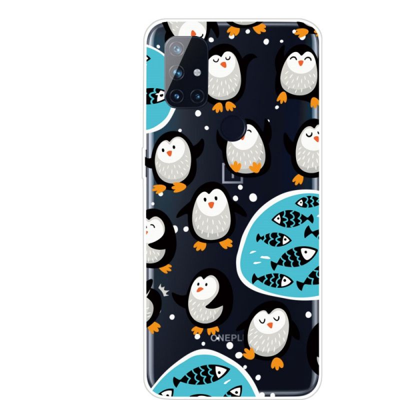 Coque Oneplus Nord N10 Pingouins Et Poissons