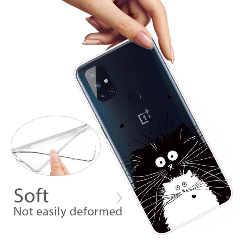 Coque Oneplus Nord N10 Regarde Les Chats