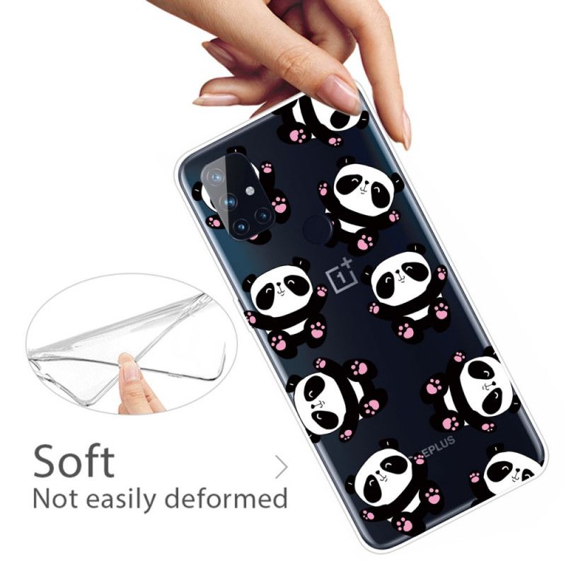 Coque Oneplus Nord N10 Top Pandas Fun