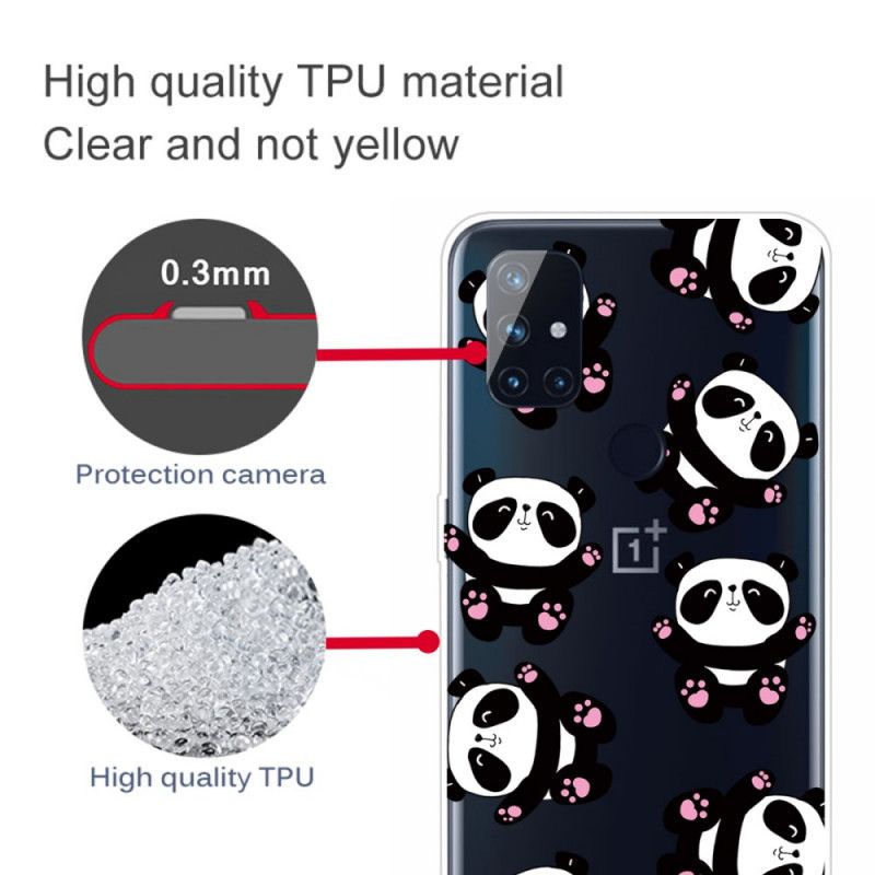 Coque Oneplus Nord N10 Top Pandas Fun