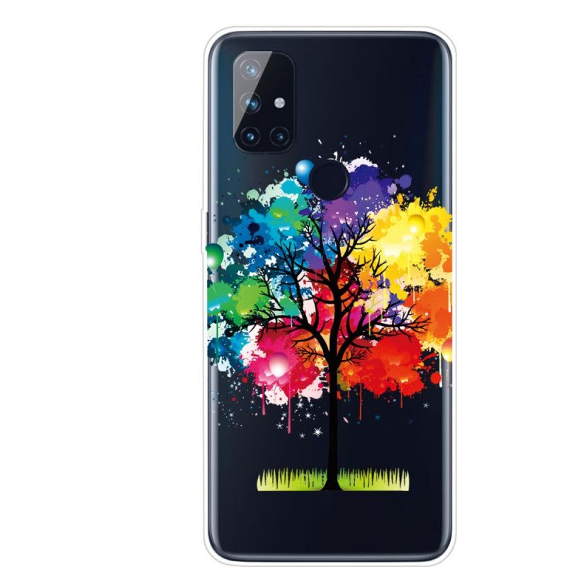 Coque Oneplus Nord N10 Transparente Arbre Aquarelle