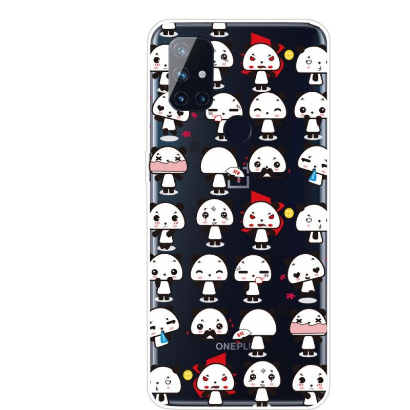 Coque Oneplus Nord N10 Transparente Funny Pandas