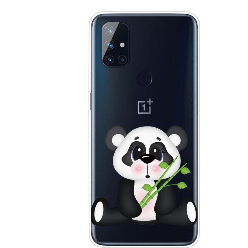 Coque Oneplus Nord N10 Transparente Panda Triste