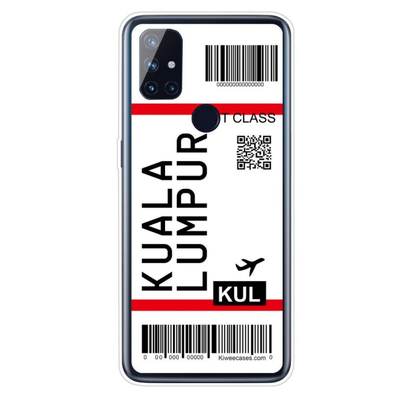 Coque Oneplus Nord N100 Boarding Pass To Kuala Lumpur