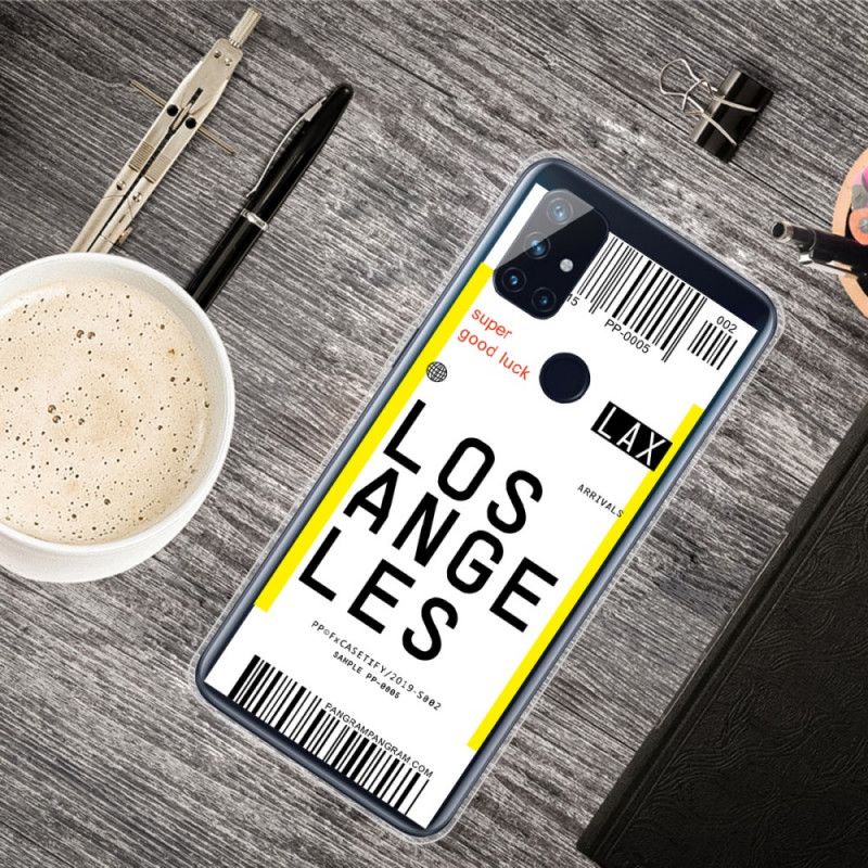 Coque Oneplus Nord N100 Boarding Pass To Los Angeles