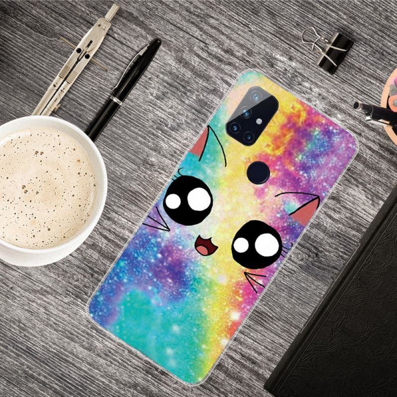 Coque Oneplus Nord N100 Chat Cartoon