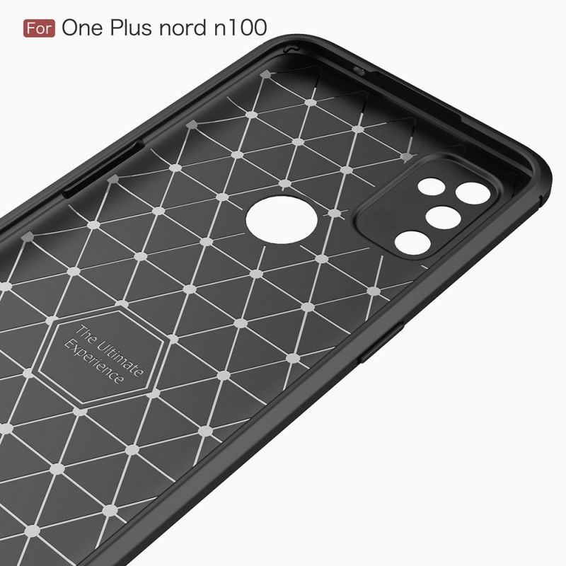 Coque Oneplus Nord N100 Fibre Carbone Brossée