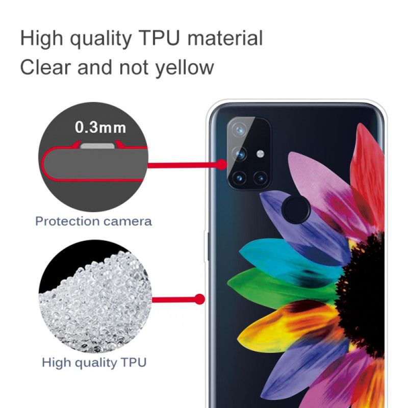 Coque Oneplus Nord N100 Fleur Colorée