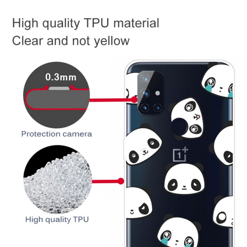 Coque Oneplus Nord N100 Pandas Sentimentaux