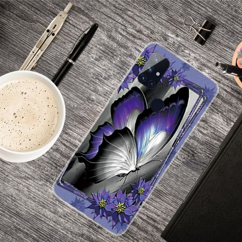 Coque Oneplus Nord N100 Papillon Royal