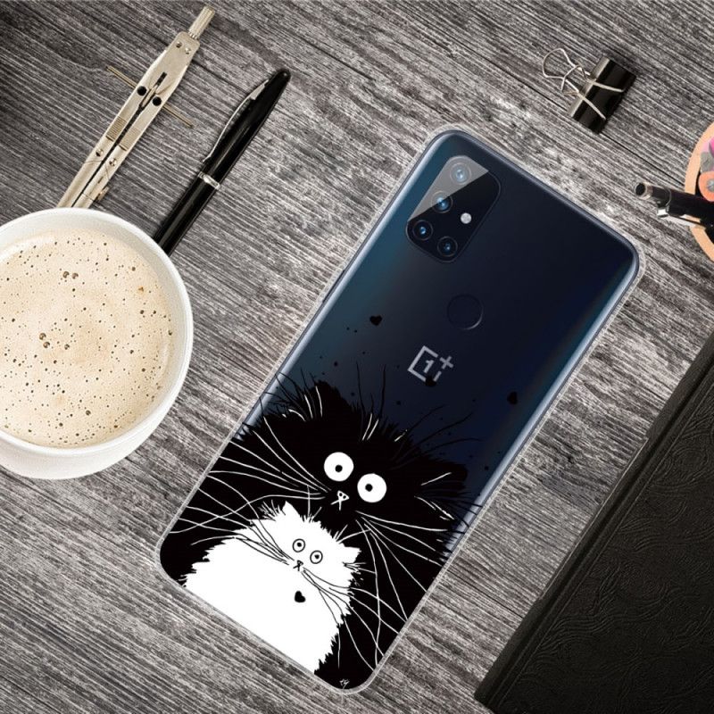 Coque Oneplus Nord N100 Regarde Les Chats