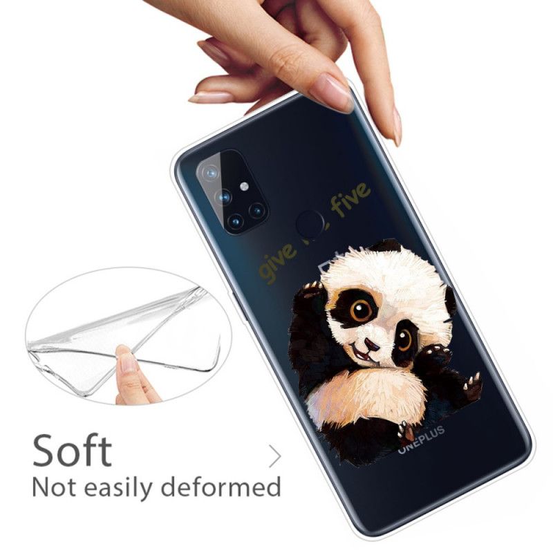 Coque Oneplus Nord N100 Transparente Panda Give Me Five