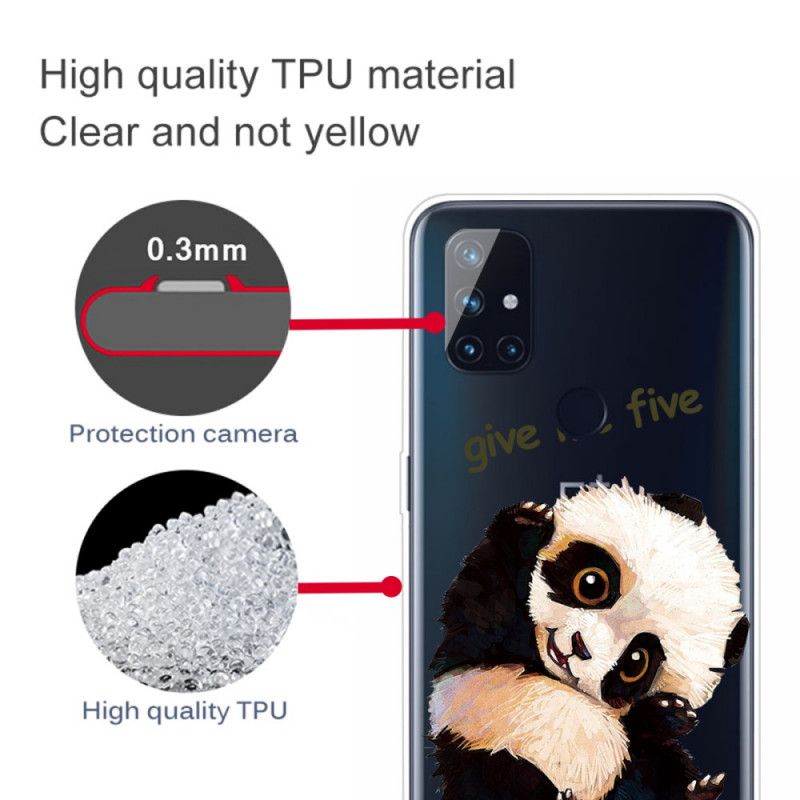 Coque Oneplus Nord N100 Transparente Panda Give Me Five