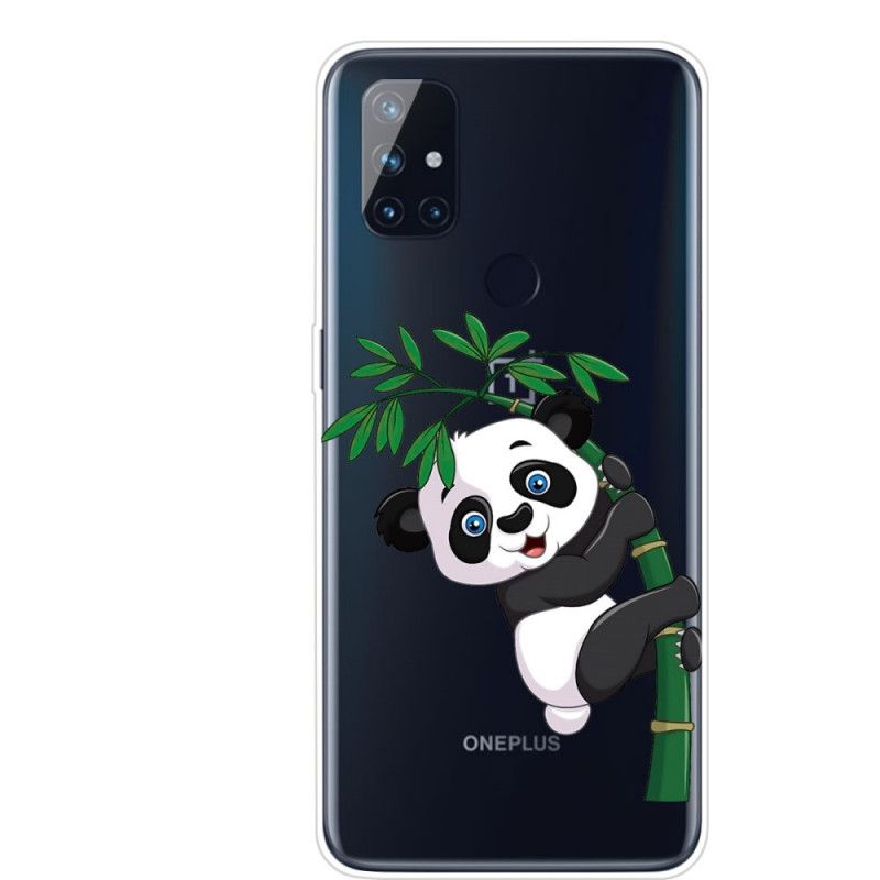 Coque Oneplus Nord N100 Transparente Panda Sur Le Bambou