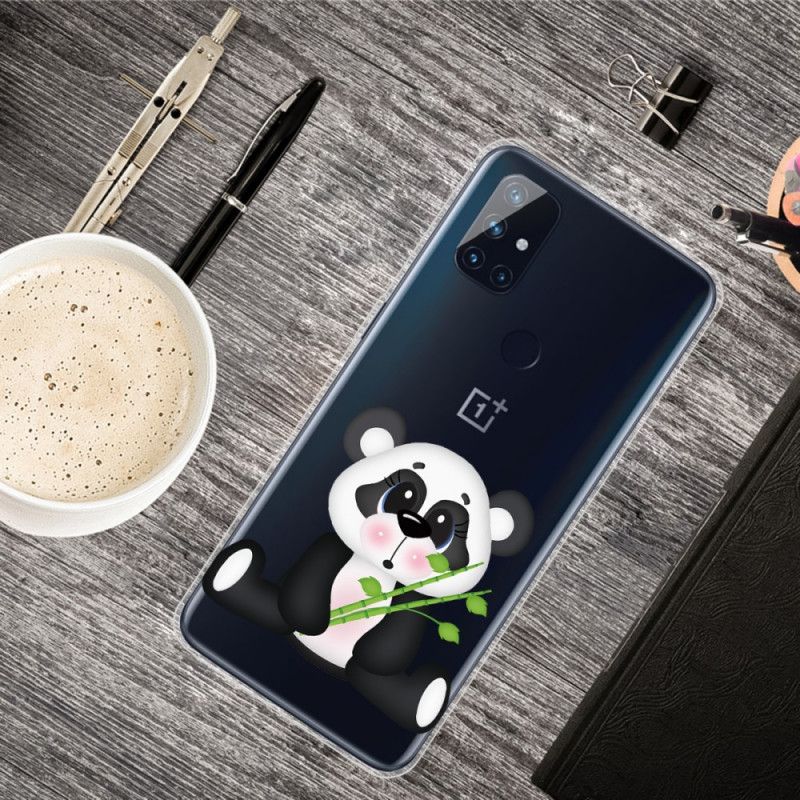 Coque Oneplus Nord N100 Transparente Panda Triste