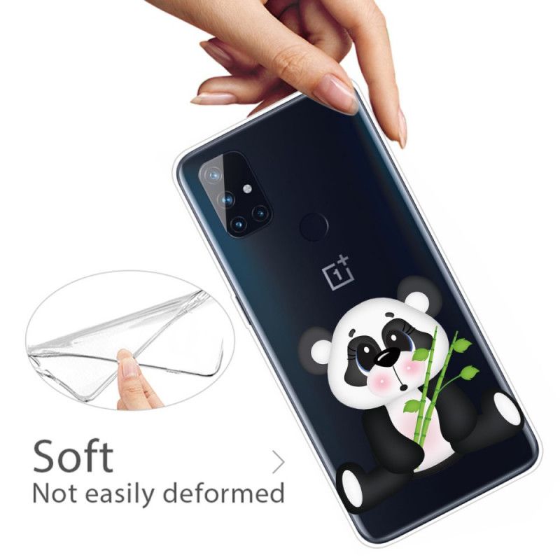 Coque Oneplus Nord N100 Transparente Panda Triste