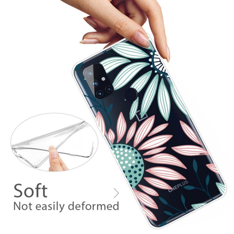 Coque Oneplus Nord N100 Transparente Une Fleur