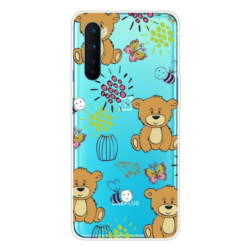 Coque Oneplus Nord Oursons Et Abeilles