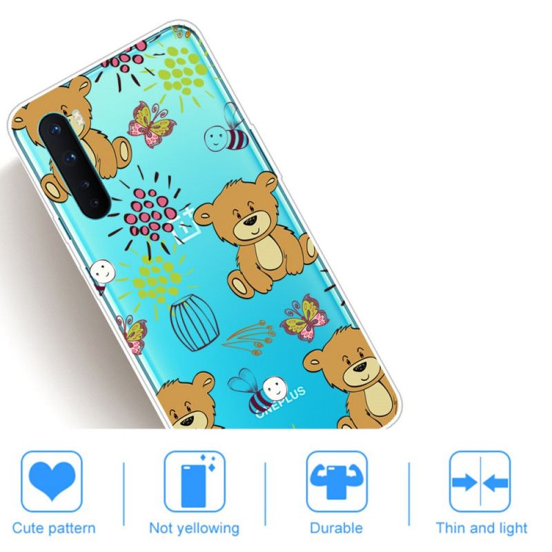 Coque Oneplus Nord Oursons Et Abeilles