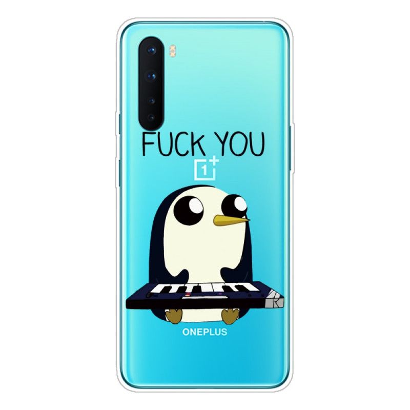 Coque Oneplus Nord Pingouin Fuck You