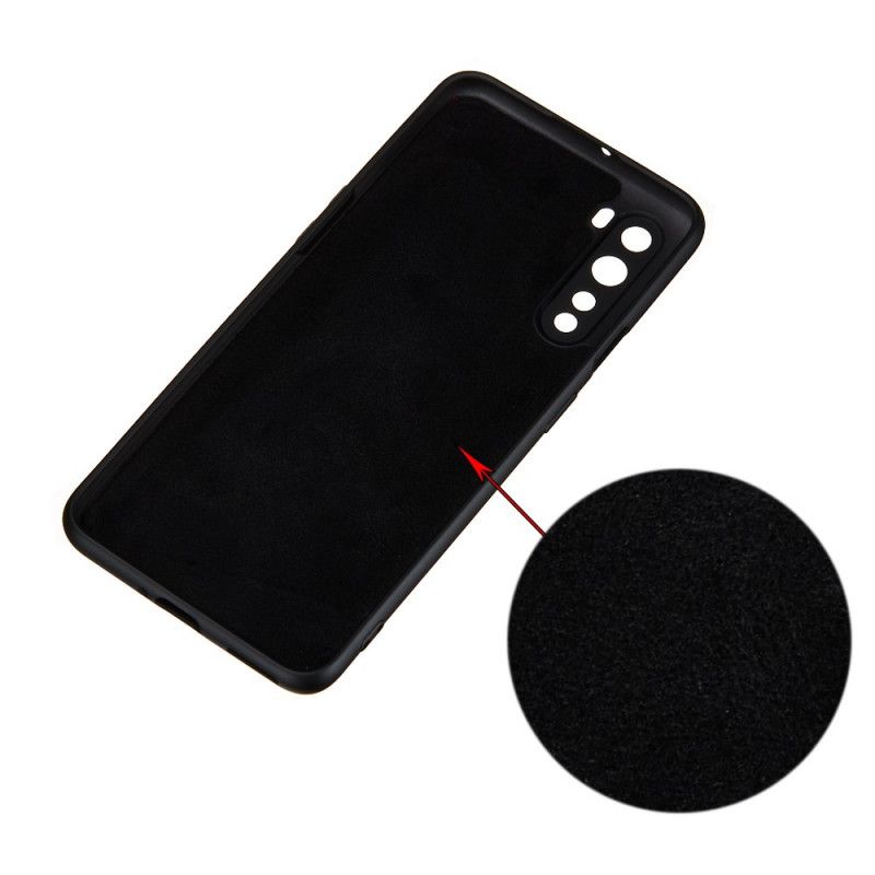 Coque Oneplus Nord Silicone Liquide Avec Lanière