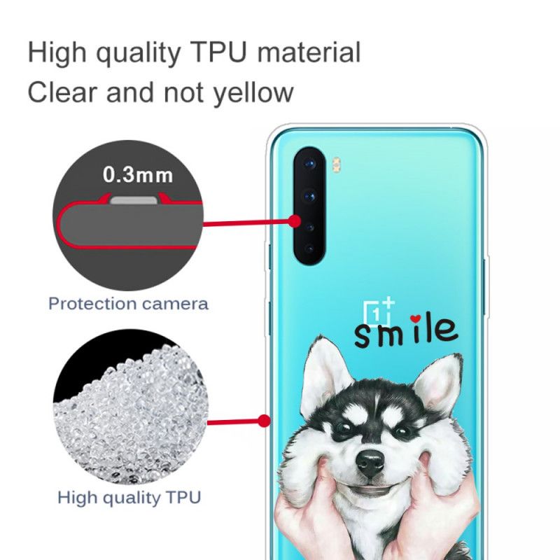Coque Oneplus Nord Smile Dog