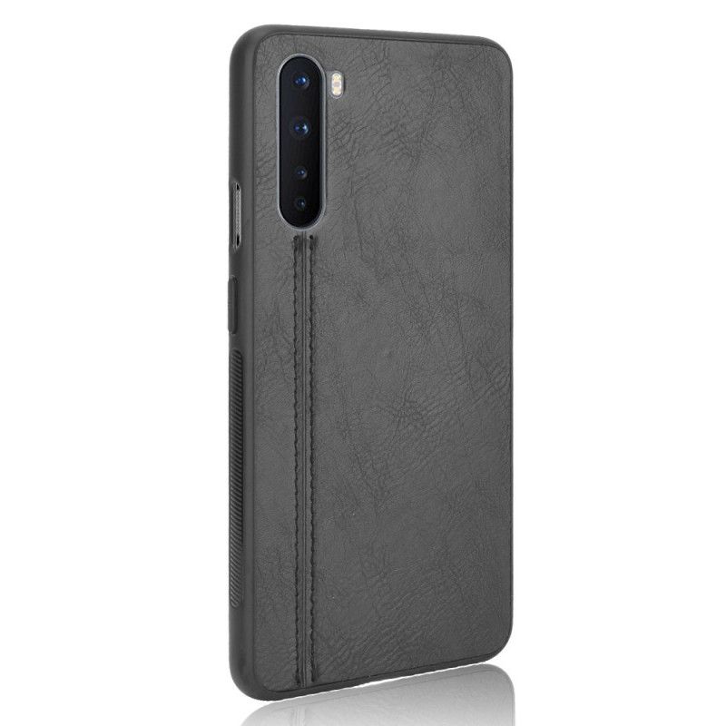 Coque Oneplus Nord Style Cuir Coutures