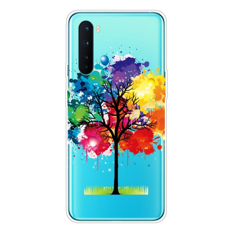 Coque Oneplus Nord Transparente Arbre Aquarelle