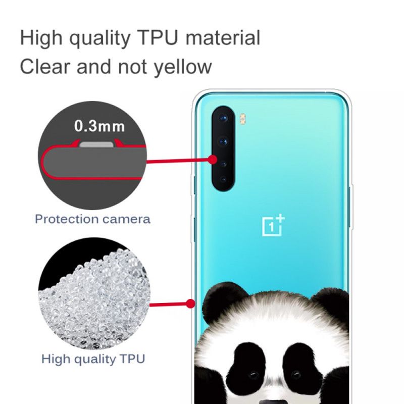 Coque Oneplus Nord Transparente Panda