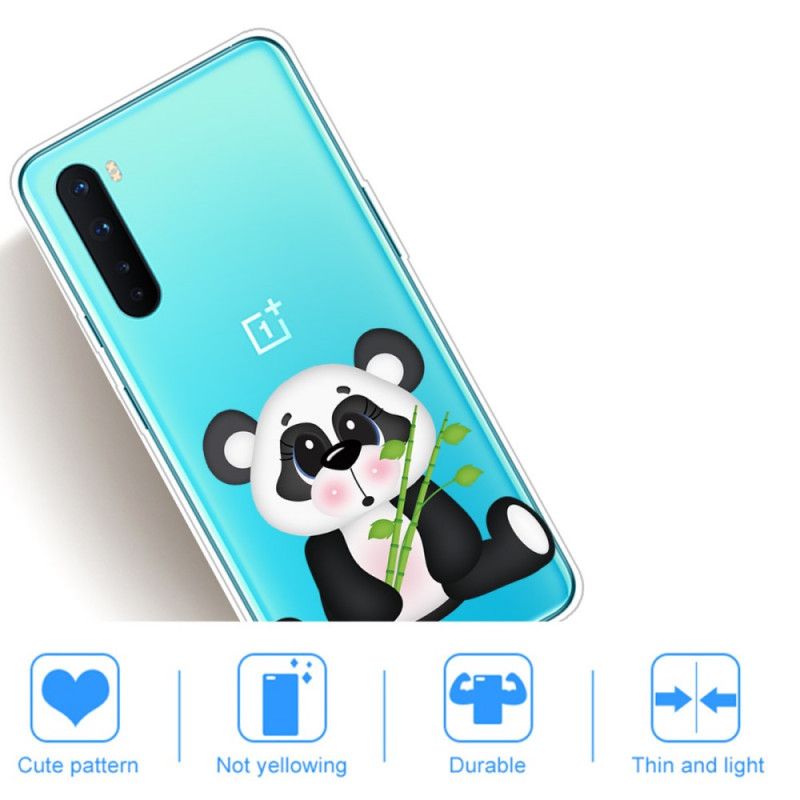 Coque Oneplus Nord Transparente Panda Triste