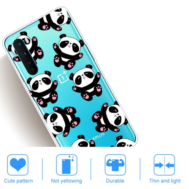 Coque Oneplus Nord Transparente Pandas Have Fun