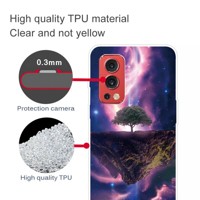 Coque Pour OnePlus Nord 2 5G Arbre Du Monde