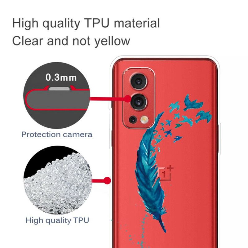 Coque Pour OnePlus Nord 2 5G Belle Plume