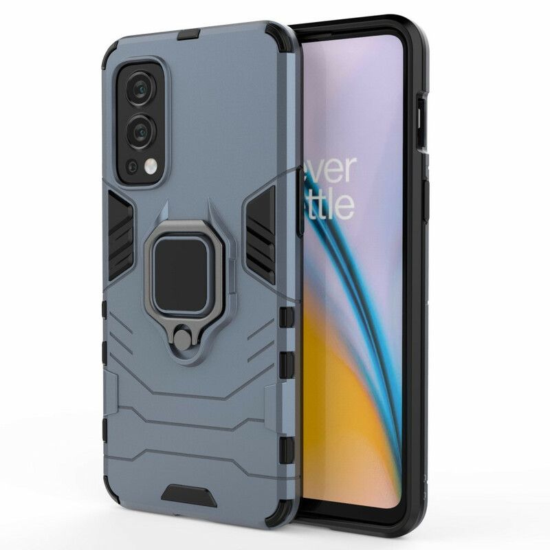 Coque Pour OnePlus Nord 2 5G Ring Résistante