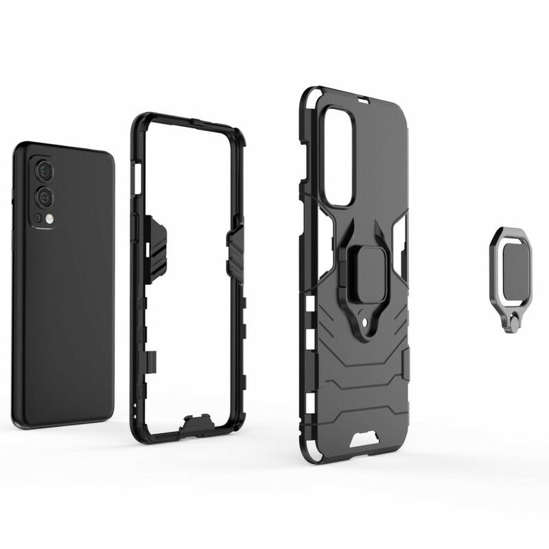 Coque Pour OnePlus Nord 2 5G Ring Résistante