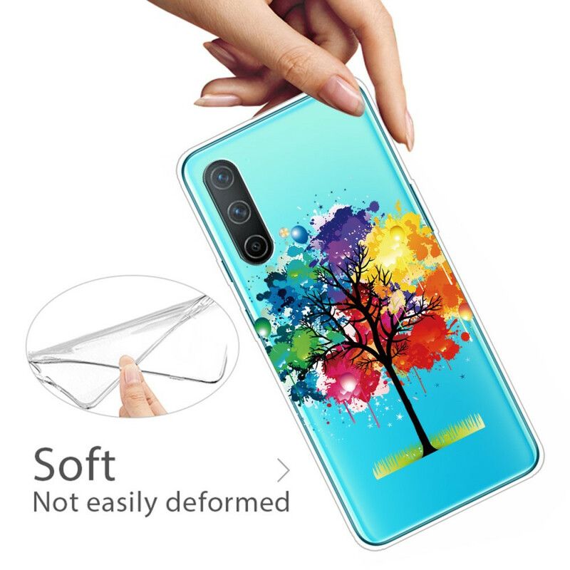 Coque Pour OnePlus Nord CE 5G Transparente Arbre Aquarelle