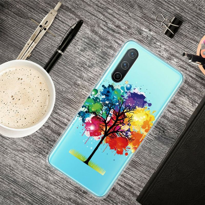 Coque Pour OnePlus Nord CE 5G Transparente Arbre Aquarelle