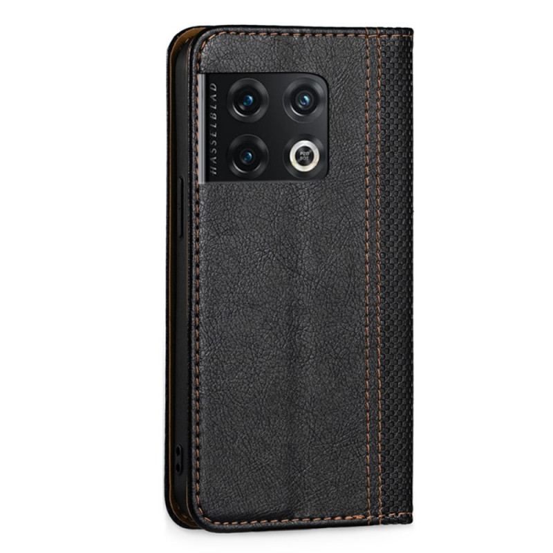 Flip Cover OnePlus 10 Pro 5G Simili Cuir Vintage