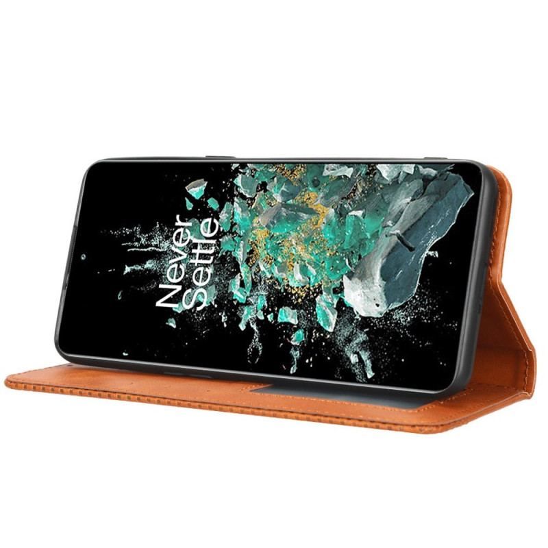 Flip Cover OnePlus 10T 5G Style Cuir Stylisé