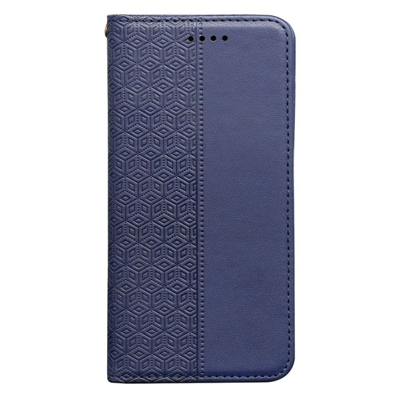 Flip Cover OnePlus 13R 5G Motif Quadrillé à Lanière