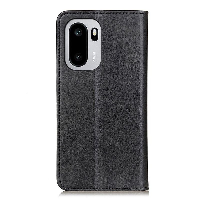 Flip Cover OnePlus 15R Cuir Fendu Classsique