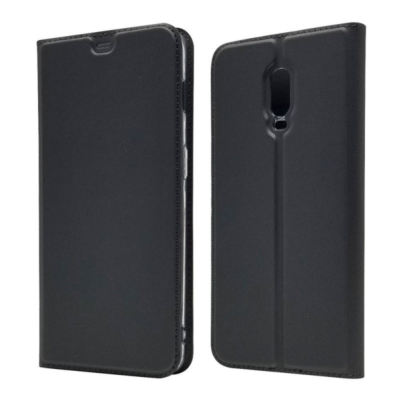 Flip Cover Oneplus 6t Style Cuir Classe Première