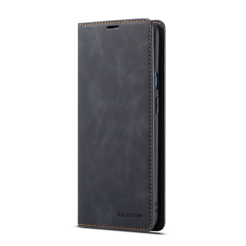 Flip Cover Oneplus 7 Pro Effet Cuir Forwenw