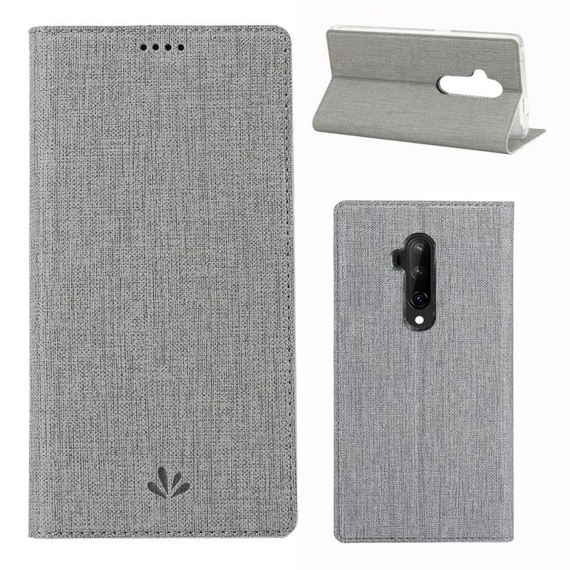 Flip Cover Oneplus 7t Pro Texturée