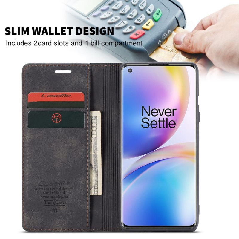 Flip Cover Oneplus 8 Pro Caseme Simili Cuir